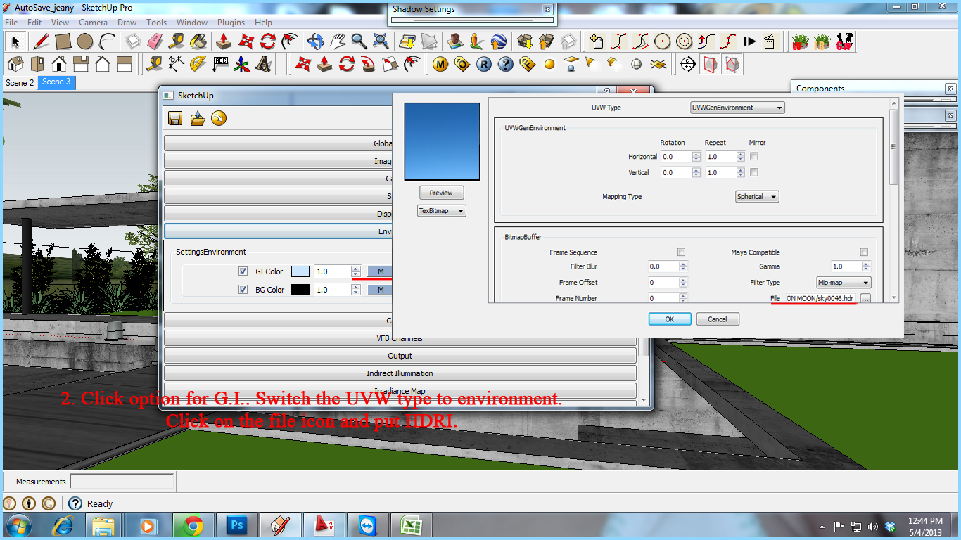 Detail Setting Hdri Vray Sketchup Nomer 33