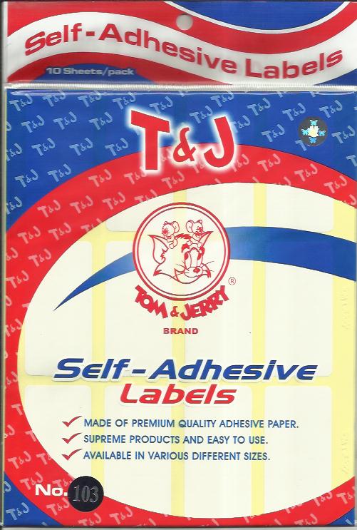 Detail Setting Label Tom And Jerry 103 Nomer 17