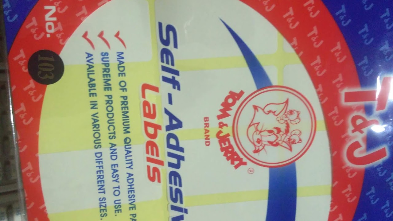 Detail Setting Label Tom And Jerry 103 Nomer 18