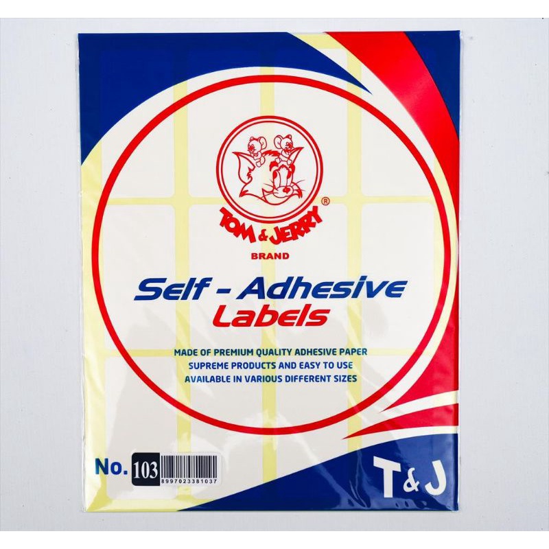 Detail Setting Label Tom And Jerry 103 Nomer 19
