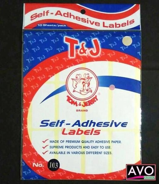 Detail Setting Label Tom And Jerry 103 Nomer 29
