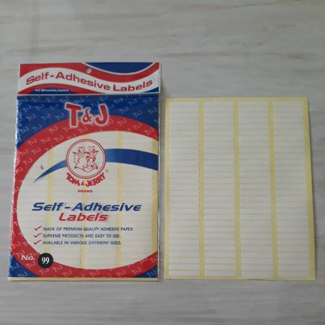 Detail Setting Label Tom And Jerry 103 Nomer 35
