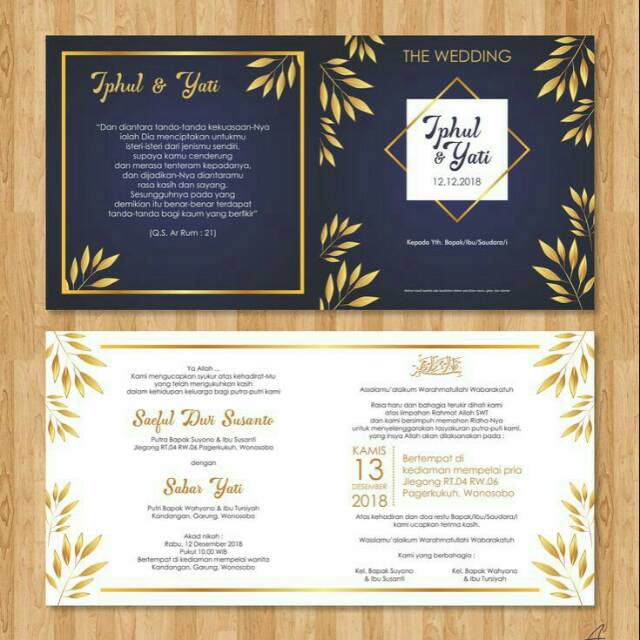 Detail Setting Undangan Pernikahan Nomer 2