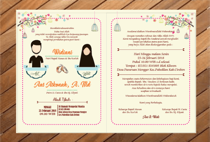 Detail Setting Undangan Pernikahan Nomer 37