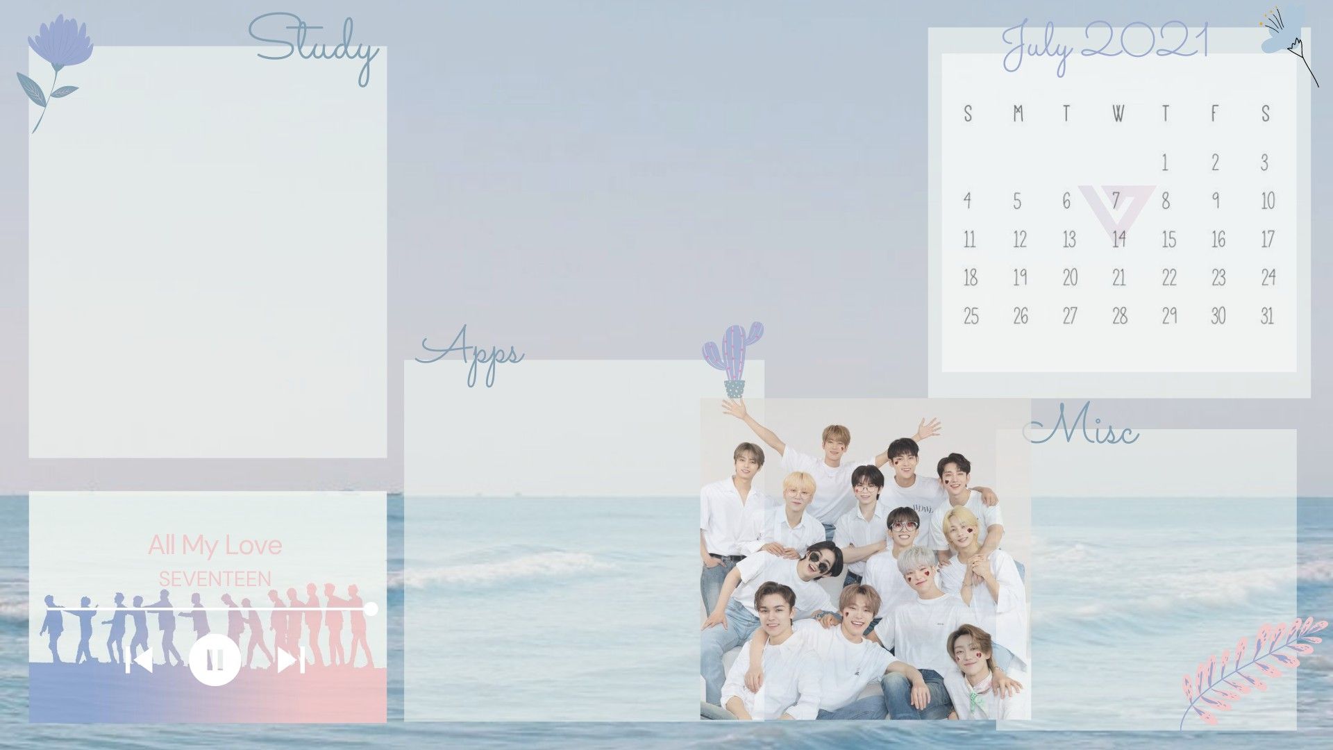 Detail Seventeen Wallpaper Desktop Nomer 11