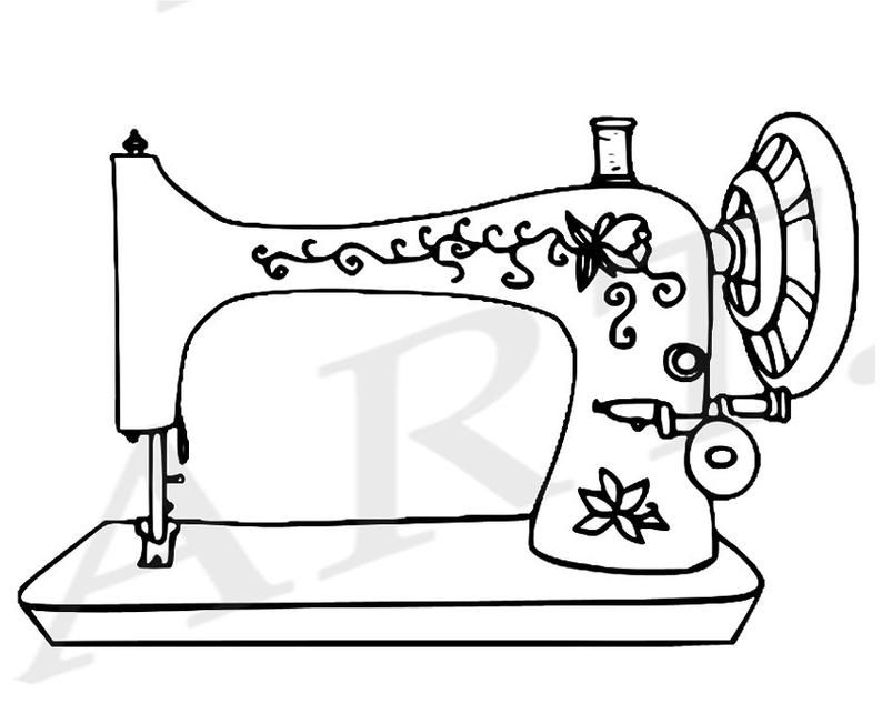 Detail Sewing Machine Clipart Nomer 19