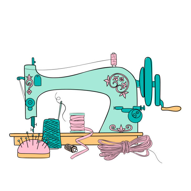 Detail Sewing Machine Images Clip Art Nomer 12