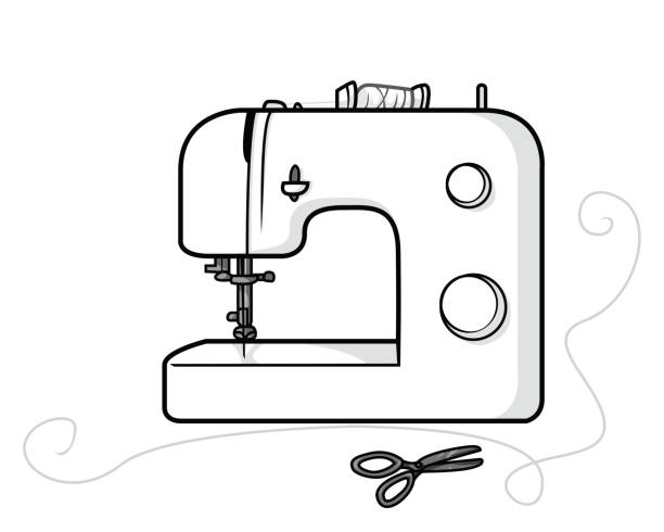 Detail Sewing Machine Images Clip Art Nomer 25