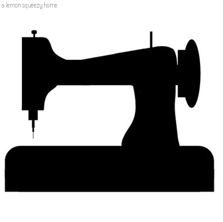 Sewing Machine Silhouette Clip Art - KibrisPDR