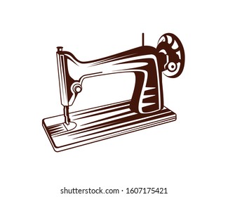Detail Sewing Machine Silhouette Clip Art Nomer 46