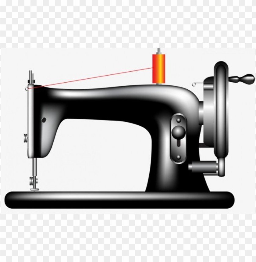 Detail Sewing Machine Vector Png Nomer 13