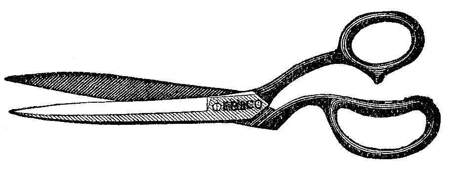 Sewing Scissors Clipart - KibrisPDR