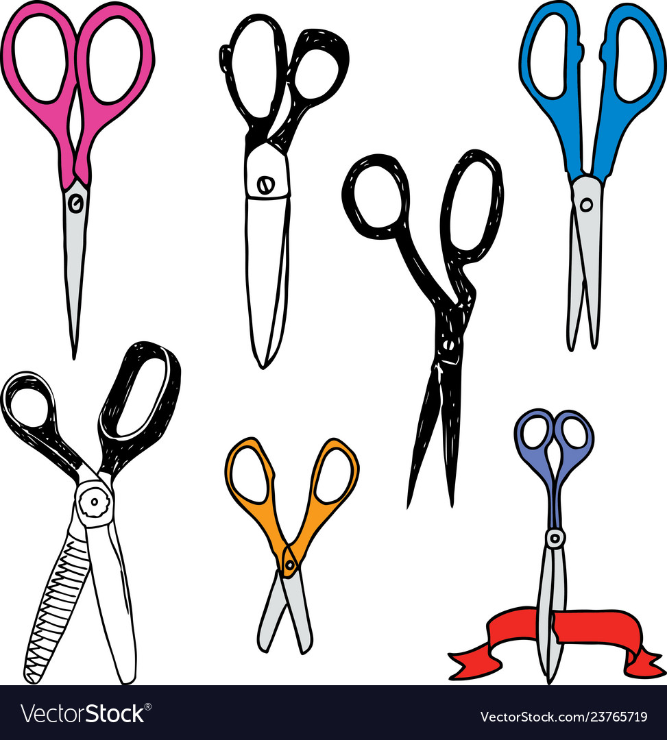 Detail Sewing Scissors Clipart Nomer 10