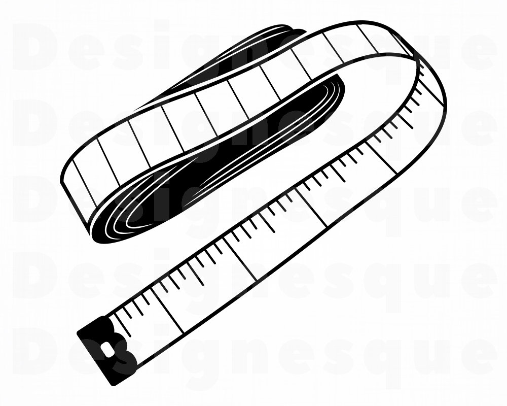 Detail Sewing Tape Measure Clipart Nomer 16