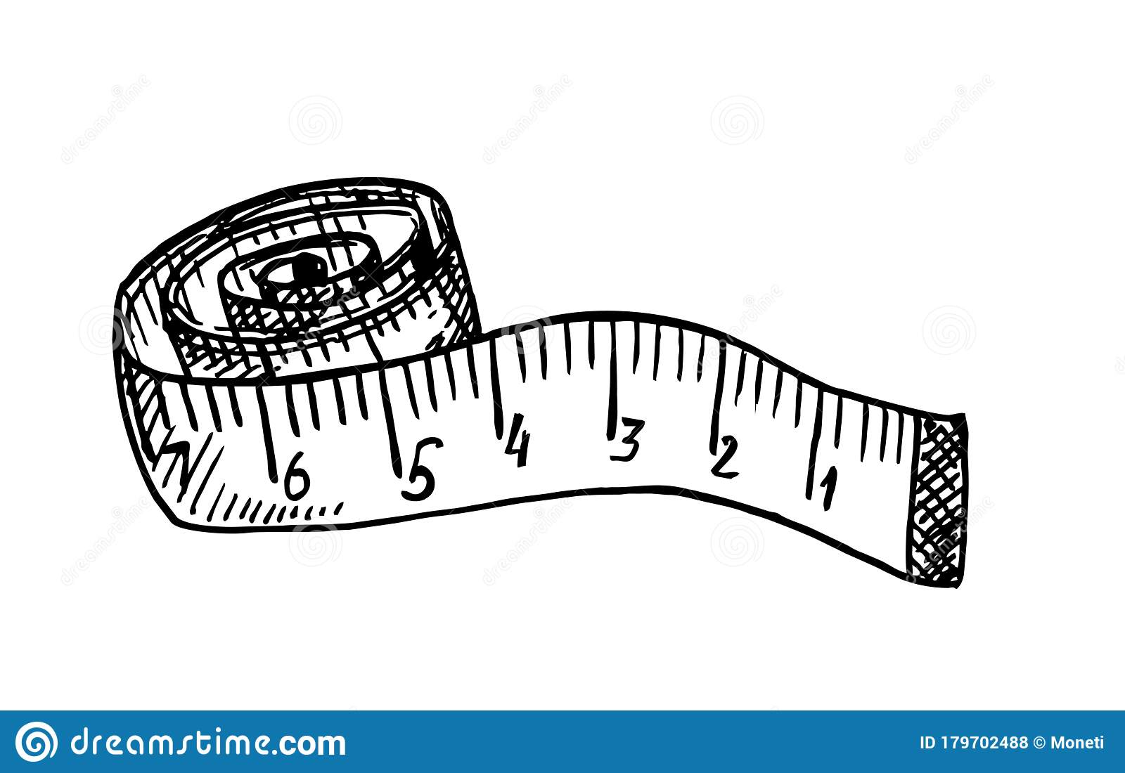 Detail Sewing Tape Measure Clipart Nomer 27