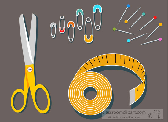 Detail Sewing Tape Measure Clipart Nomer 34