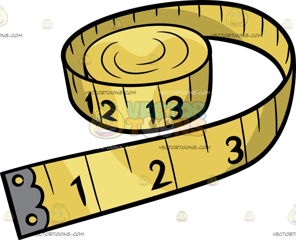 Detail Sewing Tape Measure Clipart Nomer 5