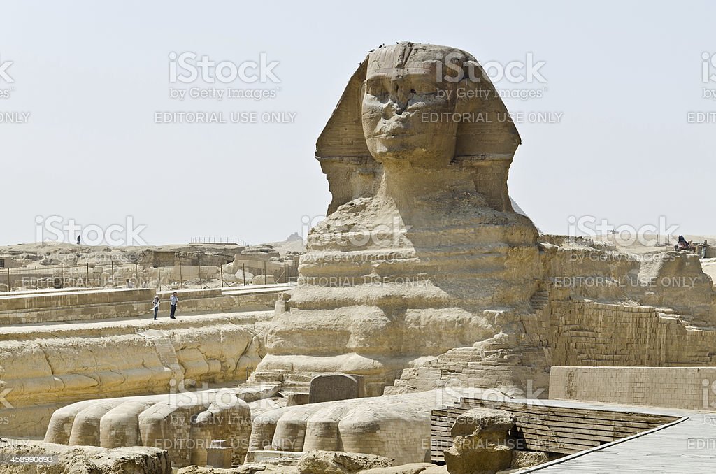 Detail Sfinks Agung Giza Nomer 15