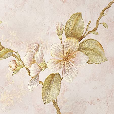 Detail Shabby Chic Flower Wallpaper Nomer 16