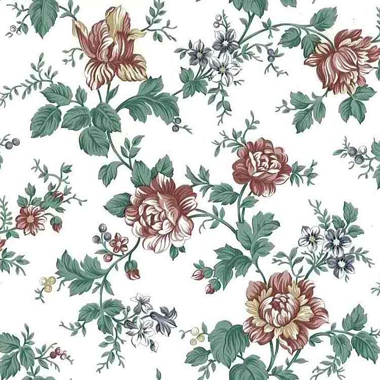 Detail Shabby Chic Flower Wallpaper Nomer 27