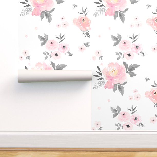 Detail Shabby Chic Flower Wallpaper Nomer 34