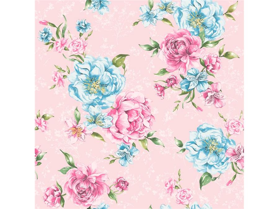 Detail Shabby Chic Flower Wallpaper Nomer 48