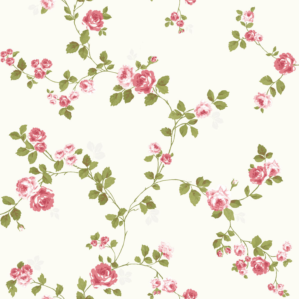 Detail Shabby Chic Flower Wallpaper Nomer 50