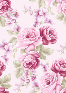 Detail Shabby Chic Flower Wallpaper Nomer 9