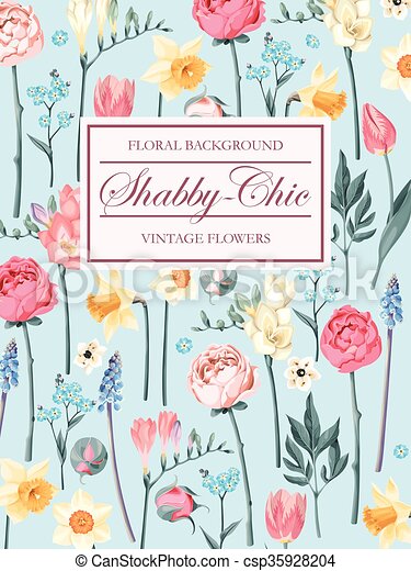 Detail Shabby Chic Vector Nomer 39