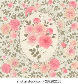 Detail Shabby Chic Wallpaper Frame Nomer 20