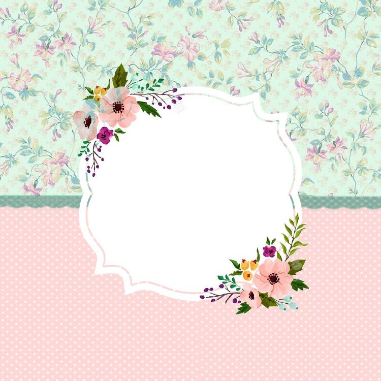 Detail Shabby Chic Wallpaper Frame Nomer 3