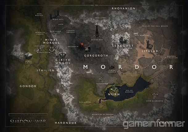 Detail Shadow Of Mordor Map Nomer 2