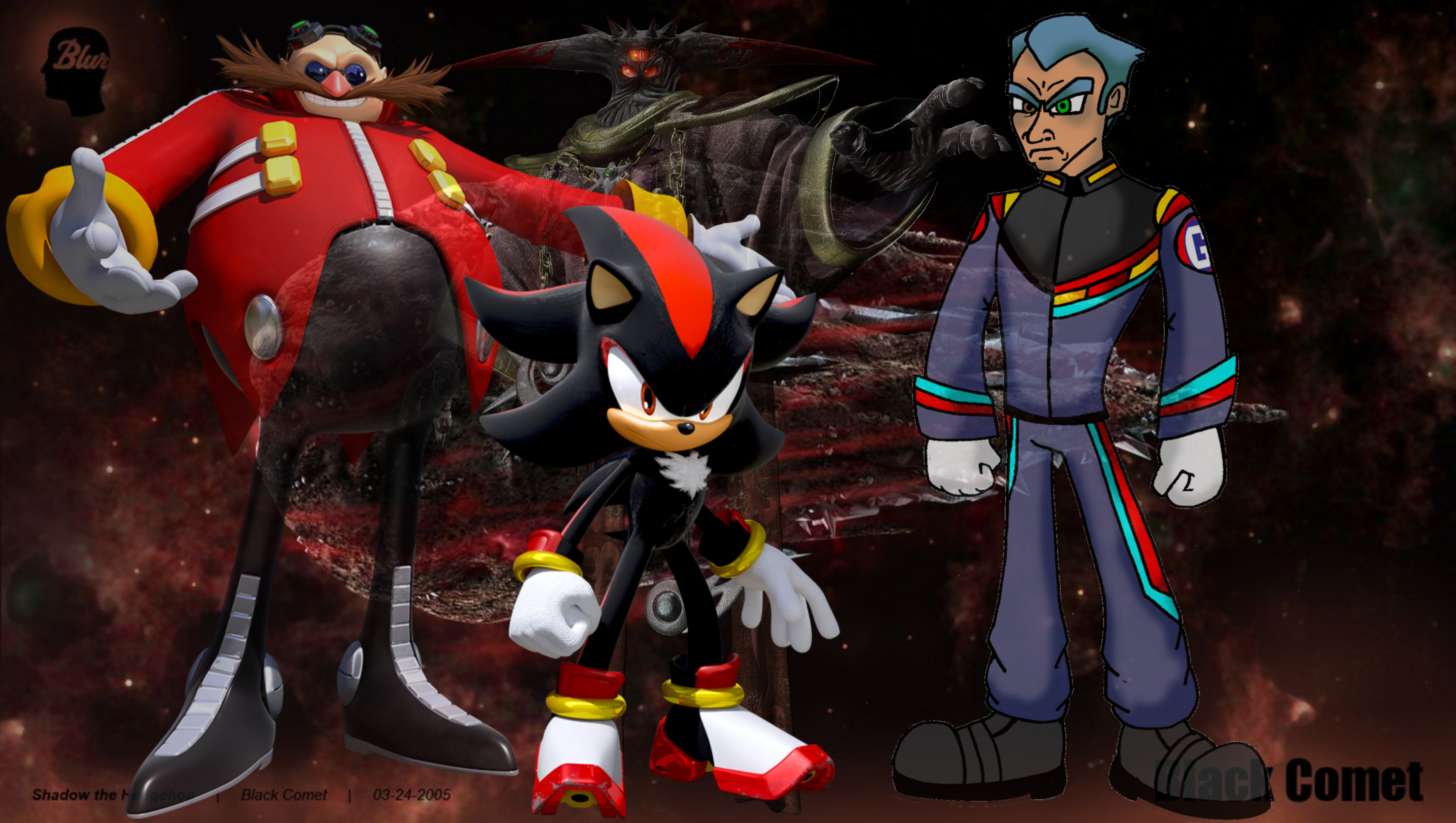 Detail Shadow The Hedgehog Black Comet Nomer 30