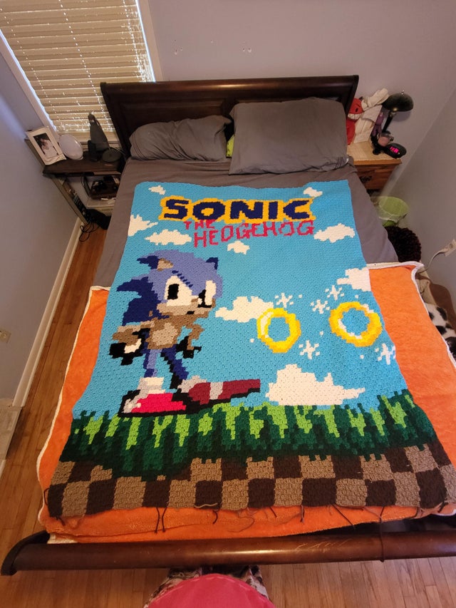 Detail Shadow The Hedgehog Blanket Nomer 53