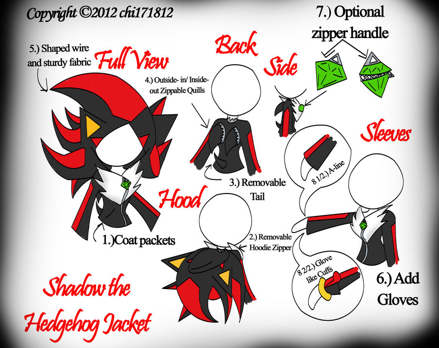 Detail Shadow The Hedgehog Hoodie Nomer 24