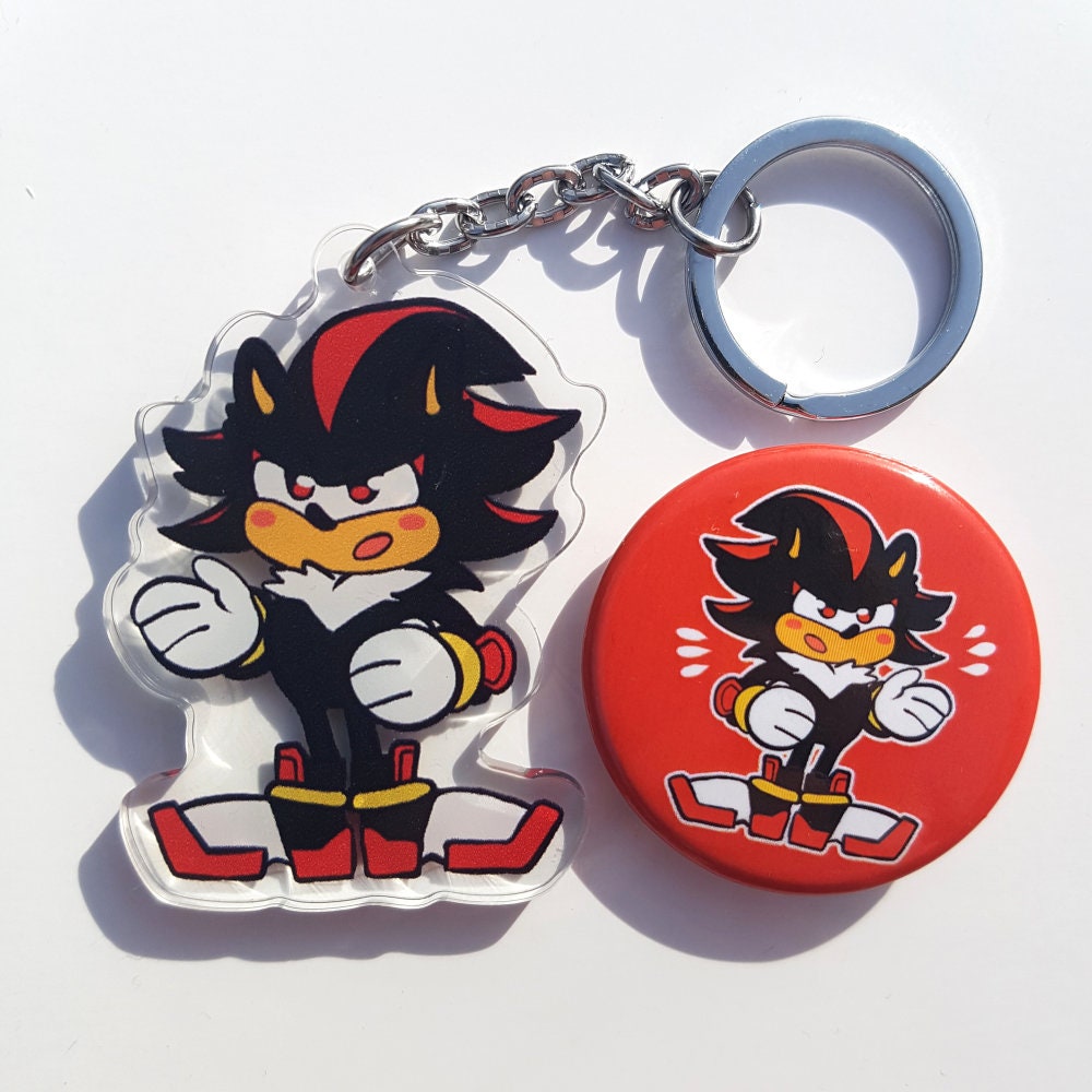 Detail Shadow The Hedgehog Keychain Nomer 25