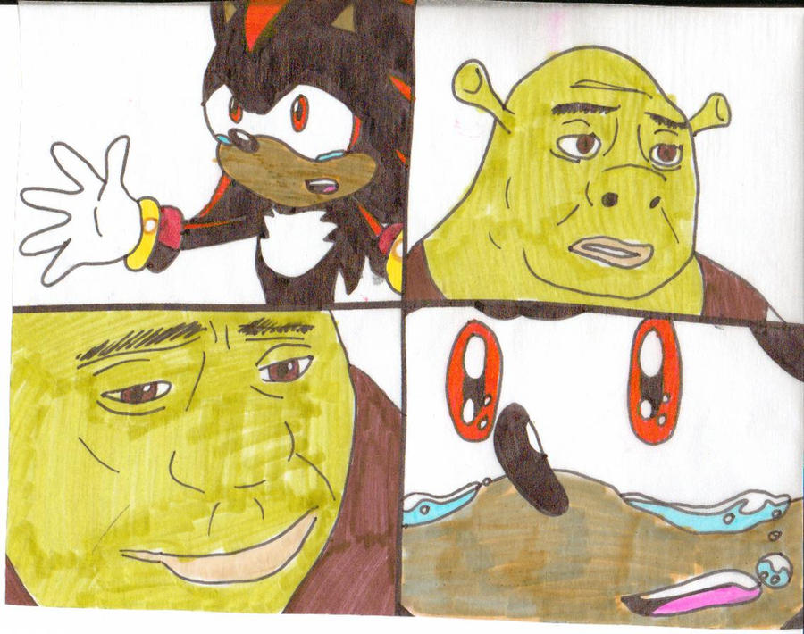 Detail Shadow The Hedgehog X Shrek Nomer 9