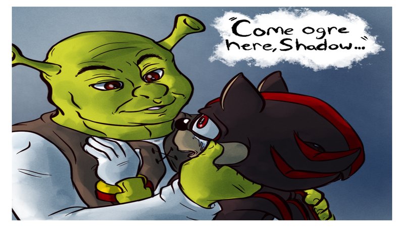 Detail Shadow The Hedgehog X Shrek Nomer 7