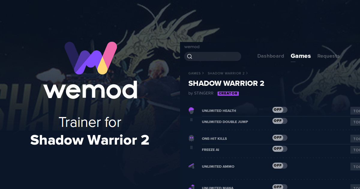 Detail Shadow Warrior 2 Trainer Nomer 18