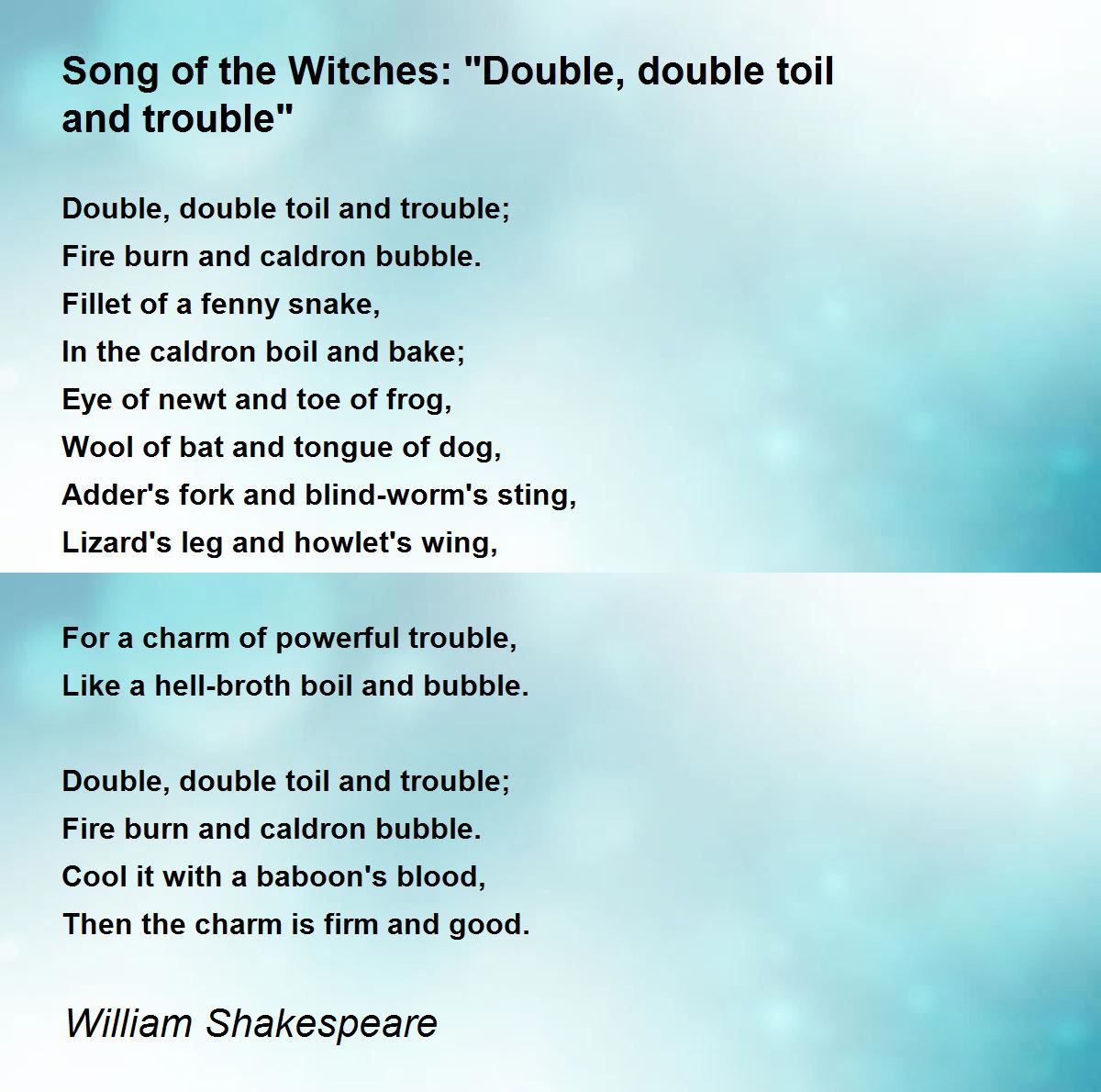 Detail Shakespeare Witch Quotes Nomer 50