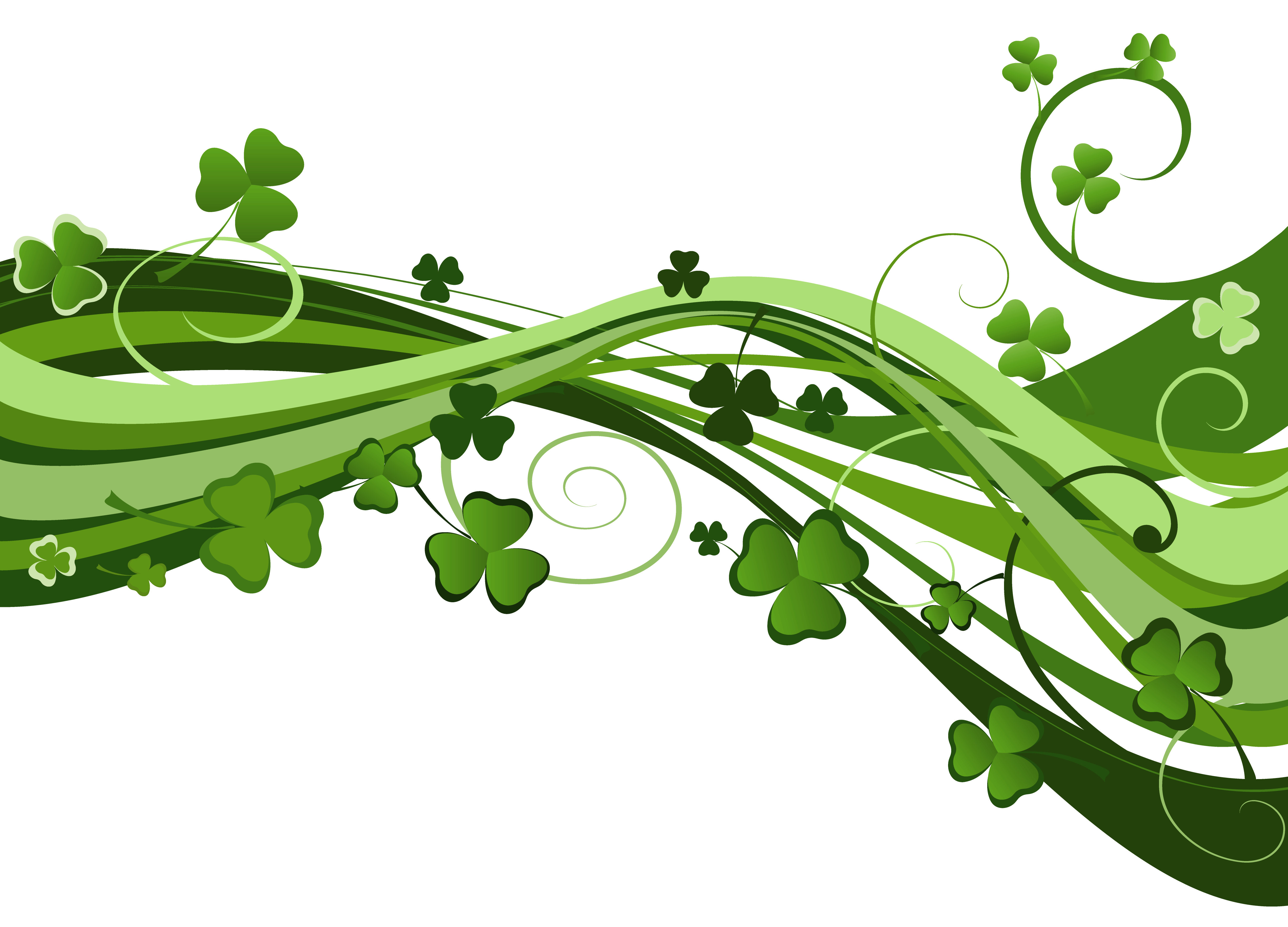 Detail Shamrock Banner Clipart Nomer 44