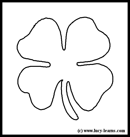 Detail Shamrock Clipart Black And White Nomer 28