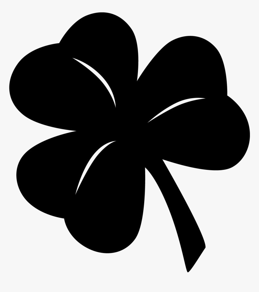 Detail Shamrock Clipart Black And White Nomer 38