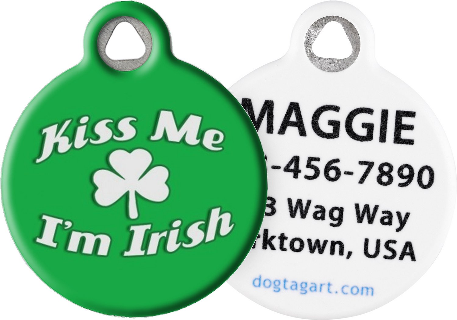 Detail Shamrock Dog Id Tag Nomer 45