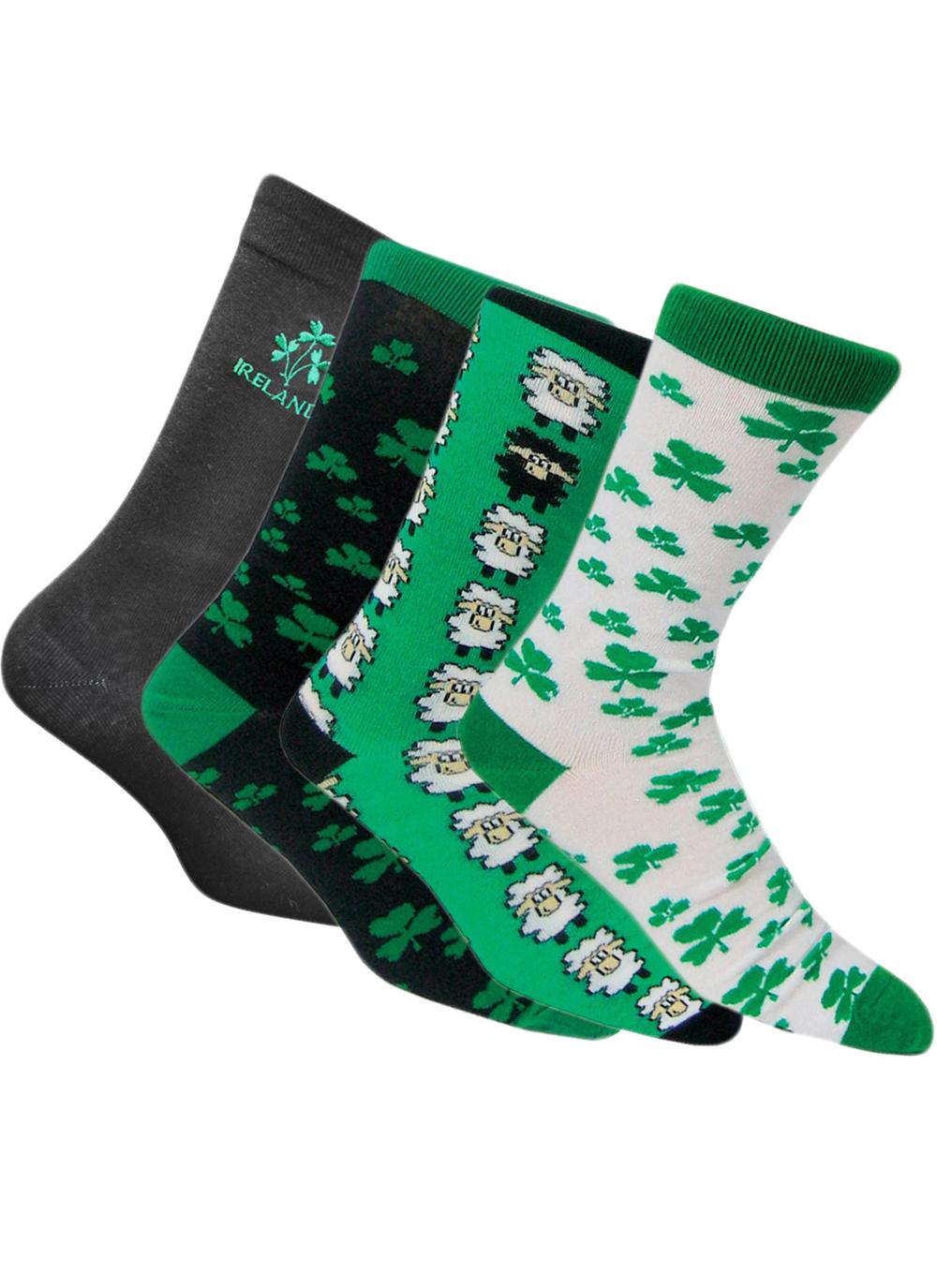 Detail Shamrock Dress Socks Nomer 43