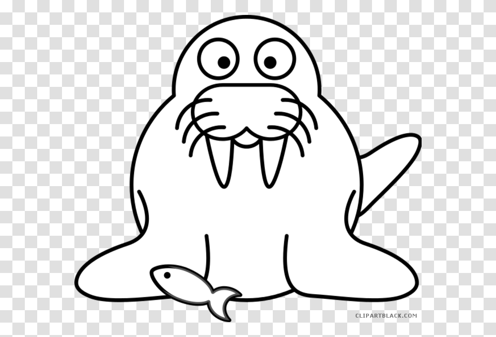 Detail Walrus Black And White Clipart Nomer 4
