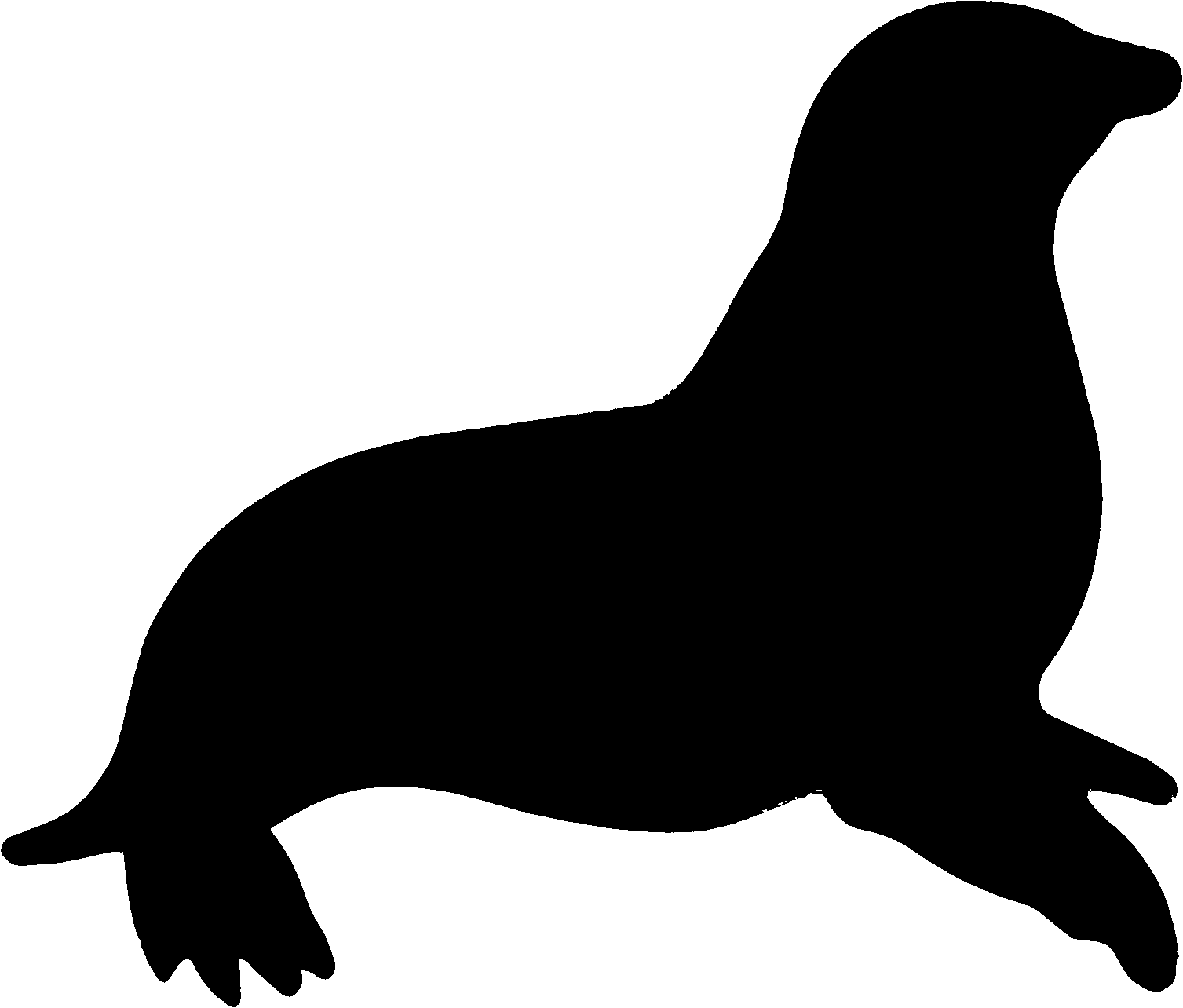 Detail Walrus Clipart Black And White Nomer 25