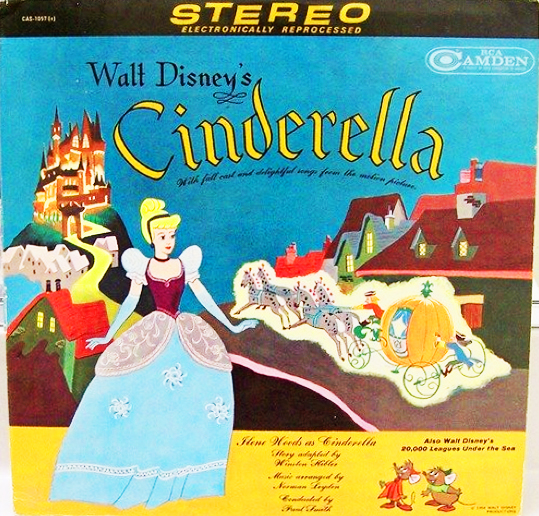 Detail Walt Disney Cinderella Vinyl Record Nomer 10