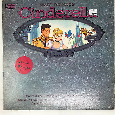 Detail Walt Disney Cinderella Vinyl Record Nomer 17