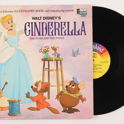 Detail Walt Disney Cinderella Vinyl Record Nomer 31